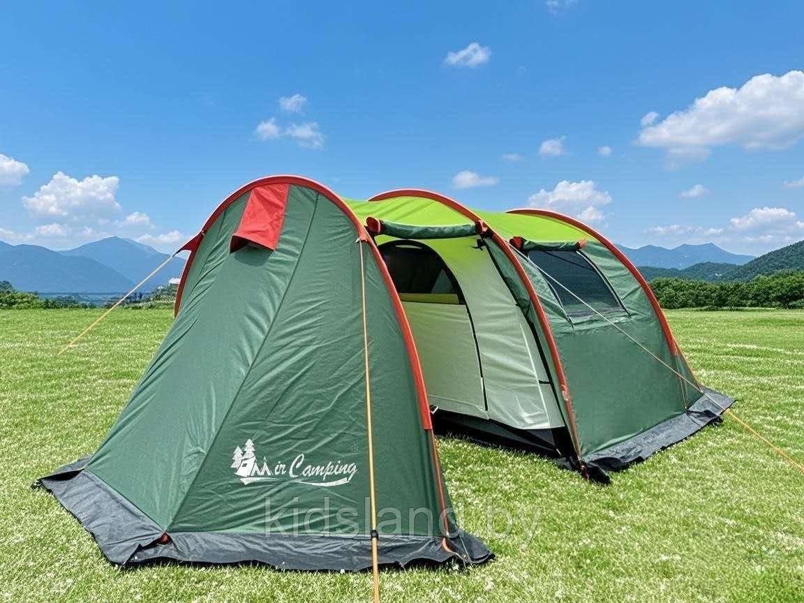 Четырехместная палатка MirCamping 450 (80+130+240)*260*170 см c большим тамбуром, фото 1