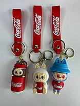 Брелок лабубу cola мини игрушка labubu в ассортименте, фото 2