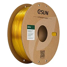 Катушка PETG-пластика ESUN 1.75 мм 1кг., полупрозрачный желтый (PETG175T-Y1P1)
