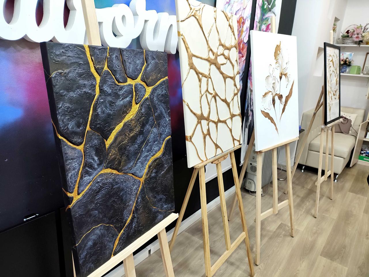 Объёмные текстурные картины