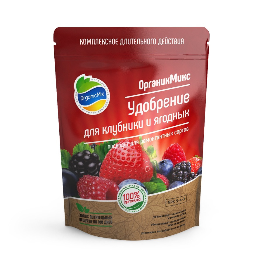 ОрганикМикс Клубника и ягодные 200г - фото 1 - id-p207447933