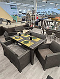 Комплект садовой мебели Arizona, цвет антрацит/венге, фото 3