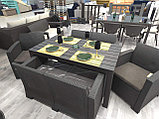 Комплект садовой мебели Arizona, цвет антрацит/венге, фото 6