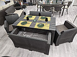 Комплект садовой мебели Arizona, цвет антрацит/венге, фото 8