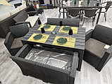 Комплект садовой мебели Arizona, цвет антрацит/венге, фото 7