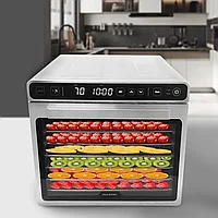 ГАРАНТИЯ ГОД!OULEMEI Сушилка для овощей и фруктов электрическая, Дегидратор, 650 Вт, OLM-GGX001