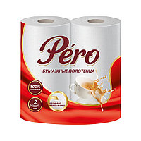 GrandPERO Полотенца бумажные двухслойные 100м 1х6