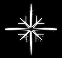 Снежинка 150см