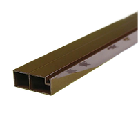 Профиль для москитной сетки ДВЕРНОЙ 3м. (коричневый)