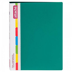 Папка с пружинным скоросшивателем Attache, А4, 17мм, 700мкм, зелёная