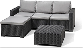 Набор садовой мебели (трёхместный диван, столик) California chaise longue Gr+NW-cg 03 STD