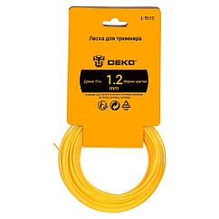Леска для триммера (1,2 мм; 15 м; круг) DEKO L-TL12