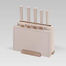 Набор ножей+ набор разделочных досок MR-1412-BEIGE