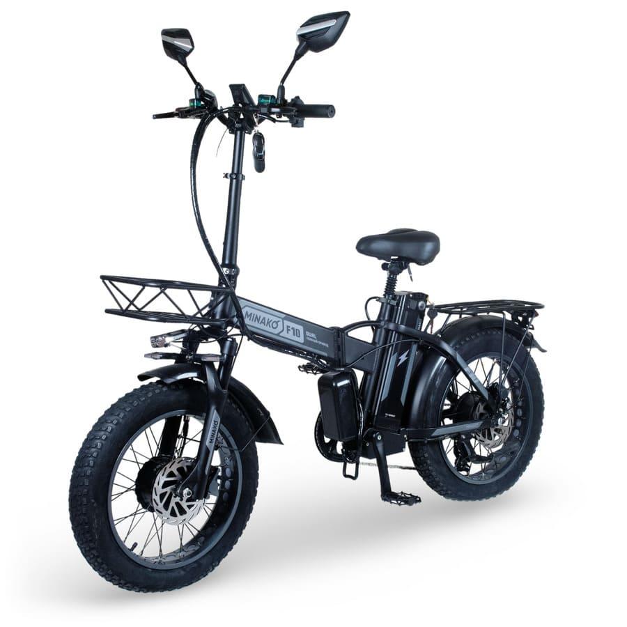 Электровелосипед Minako F10 Dual Pro 20 Ah 2025 (чёрный)
