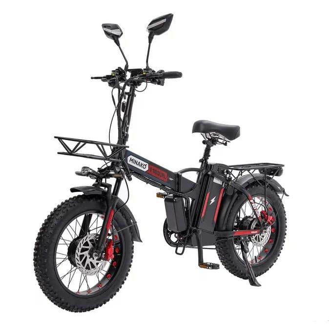 Электровелосипед Minako F10 Dual Pro 20 Ah 2025 (красный)