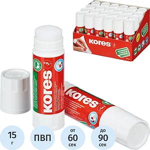 Клей-карандаш "Kores", 15гр.