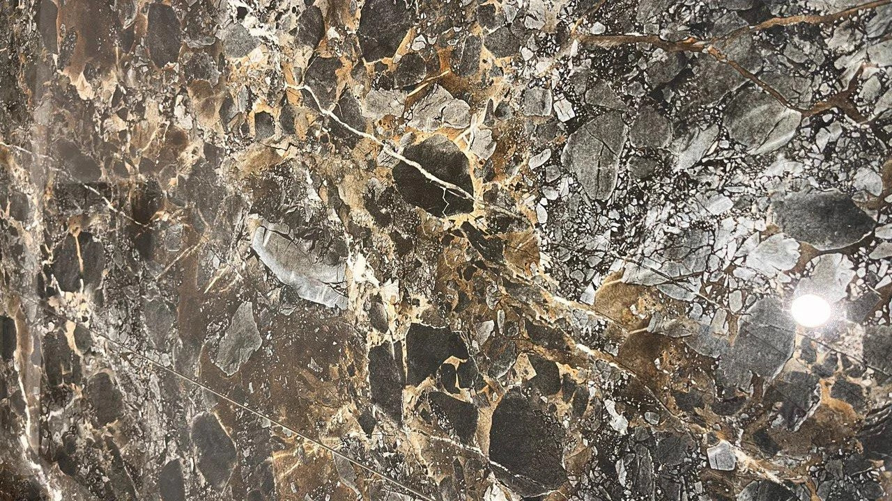 Керамогранит Farro Sandalo Black High Glossy 60*120