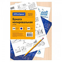 Бумага копировальная OfficeSpace, А4, 100л, синяя