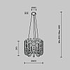 Подвесная люстра MODELUX ML.6621.9 BS-SM, фото 4