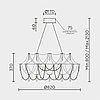 Подвесная люстра MODELUX premium ML.5603.800P BS, фото 4