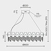 Подвесная люстра MODELUX premium ML.6980.800P GD, фото 3
