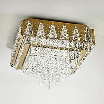 Потолочная люстра LED4U L9437-500-500 GD с функцией УД, фото 2