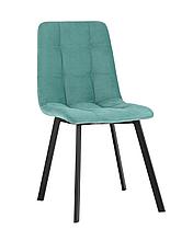 Стул Stool Group Oliver Square велюр мятный ножки квадратные из металла