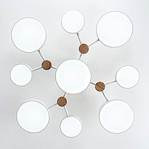 Потолочный cветильник LED4U L3201-780 WT, фото 2