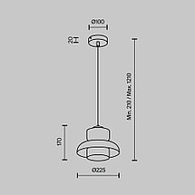 Подвесной светильник MODESTYLE MS.1412.220 BS, фото 3