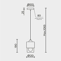Подвесной светильник MODEMODERN MD.0650.1, фото 3