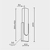 Настенный светильник MODESTYLE MS.103.400 BK, фото 3