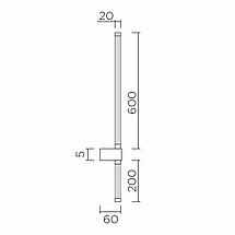Настенный светильник LED4U L2232-800 BS, фото 3