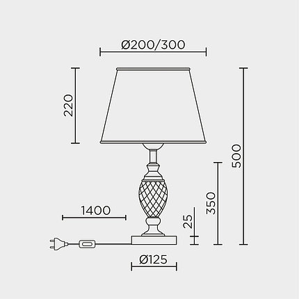 Настольный светильник MODELUX ML.5504.01TL GD, фото 2