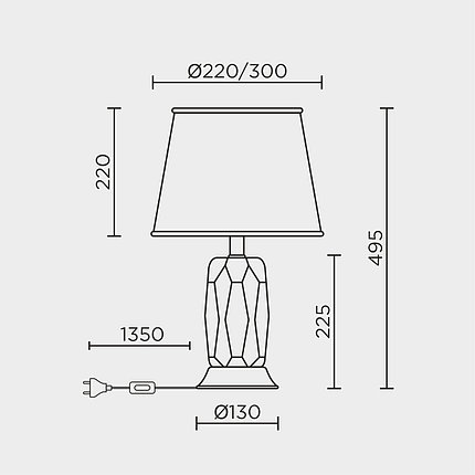 Настольный светильник MODELUX ML.6114.01TL WH, фото 2