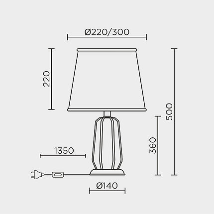 Настольный светильник MODELUX ML.6063.01TL GN, фото 2