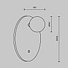 Настенный светильник MODESTYLE MS.204.300 GD, фото 3