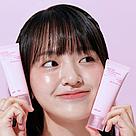 Выравнивающий солнцезащитный крем для сияния кожи Celimax Heart Pink Tone Up Sun Cream SPF50+ PA++++, 40 мл, фото 5