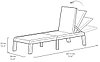 Шезлонг лежак Keter Mallorca Sun Lounger | Белый, фото 5