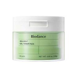 Успокаивающие пэды с водорослями Biodance Sea Kelp Gel Toner Pad, 60 ШТ