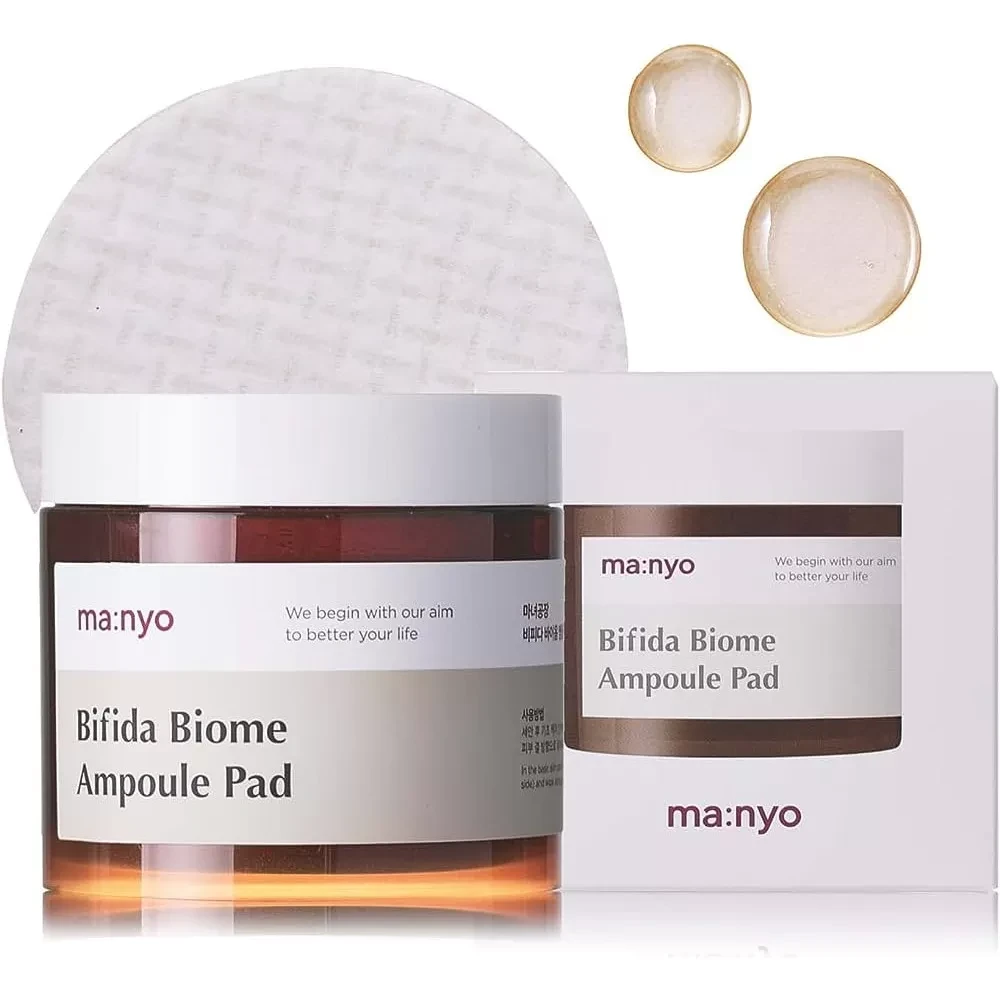 70 шт. Увлажняющие пэды с бифидокомплексом Manyo Bifida Biome Ampoule Pad