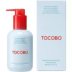Гидрофильное масло для проблемной кожи с каламином Tocobo Calamine Pore Control Cleansing Oil, 200 мл-1.5 мл