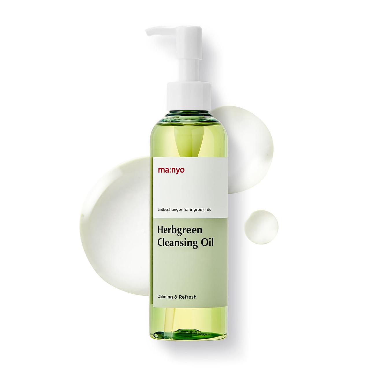 Гидрофильное масло на основе комплекса трав Manyo Herb Green Cleansing Oil 200 ml