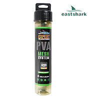 ПВА сетка для рыбалки в тубе EastShark Ø28 мм 6м с плунжером