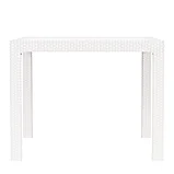 Стол пластиковый Ротанг Плюс 94x94x74 cм (белый), фото 2