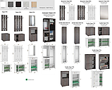 Модульная прихожая "Лара 4" (1,5м) Кортекс-Мебель Белый, фото 2