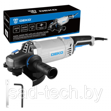 Углошлифмашина DEKO AGDK-2600W PRO