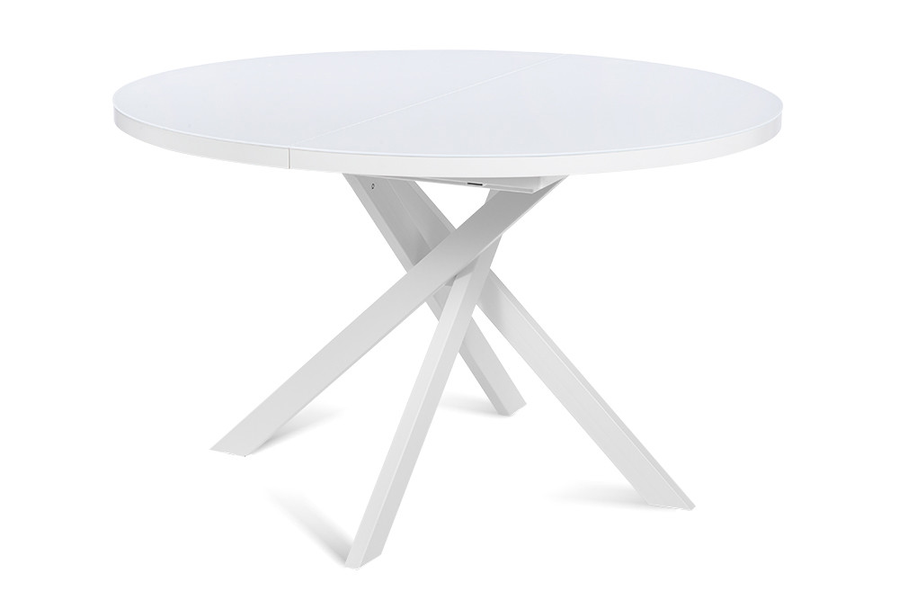 Стол TOKYO 120 WHITE GLASS W