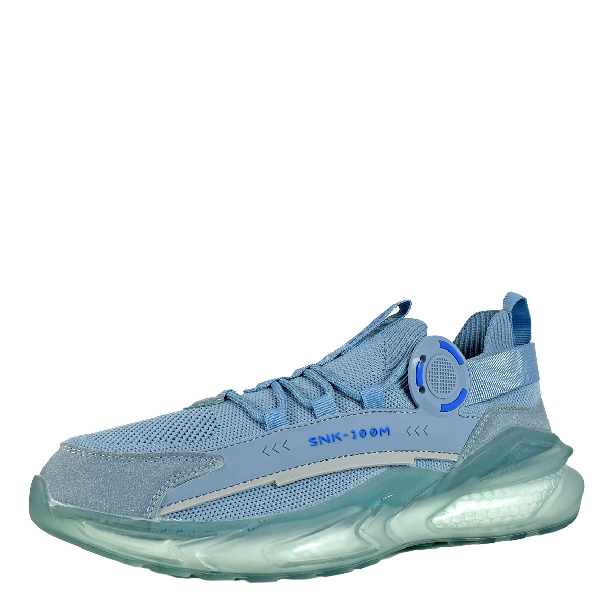 Кроссовки мужские текстильные Spotter арт.827307-Голубой,р-ры:40-45