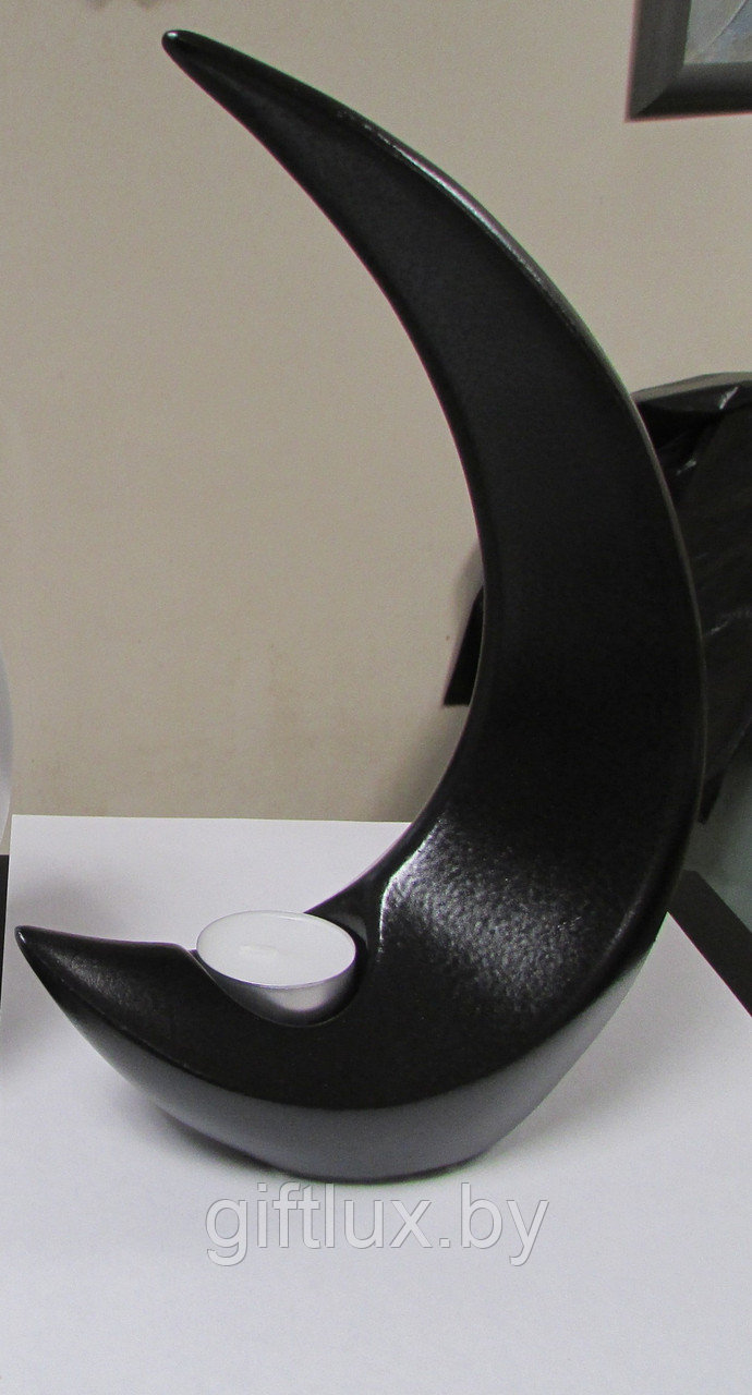 Подсвечник Лунный, гипс, 18*9*25 см