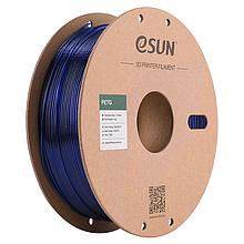 Катушка PETG-пластика ESUN 1.75 мм 1кг., полупрозрачная синяя (PETG175T-U1P1)